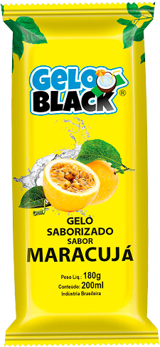 Gelo Black sabor Maracujá