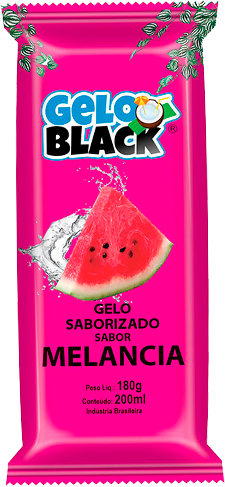 Gelo Black sabor Melancia