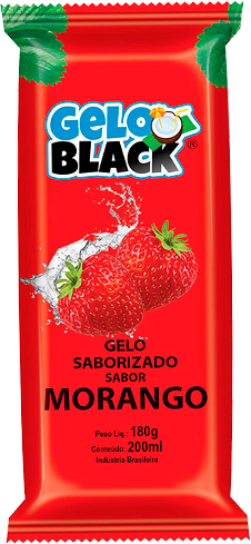 Gelo Black sabor Morango